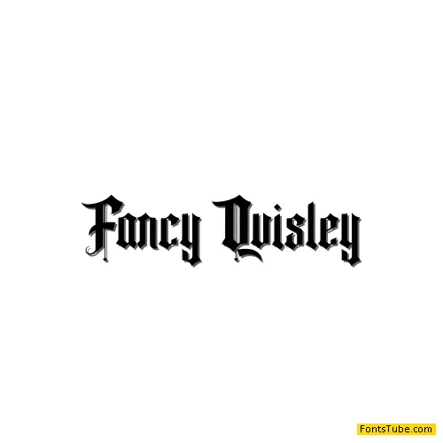 Fancy Quisley Font