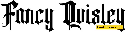 Fancy Quisley Font