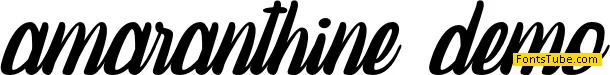 amaranthine demo Font