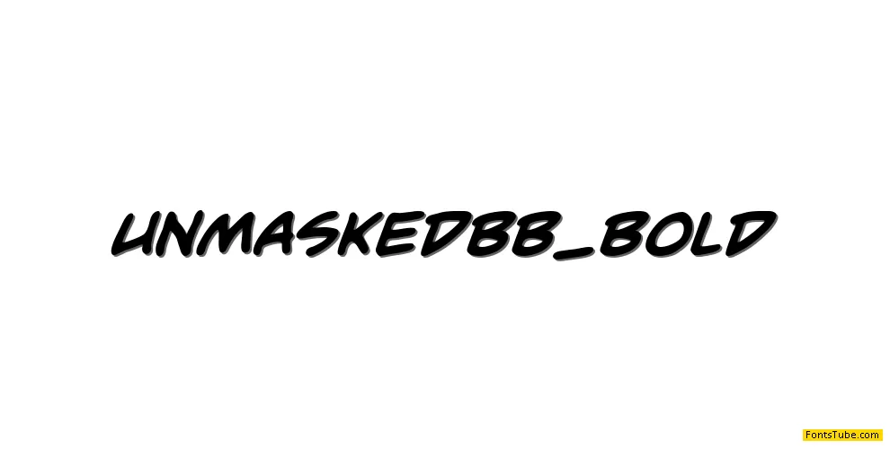 Unmasked BB Font Family