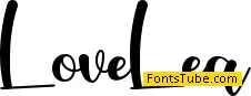 Love Lea - Personal Use Font