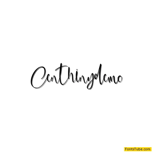Centhinydemo Font