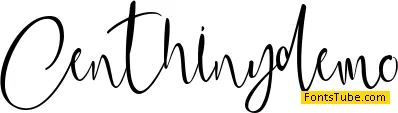 Centhinydemo Font