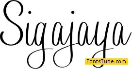 Sigajaya Font