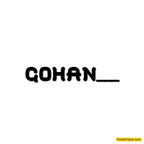 Gohan Font