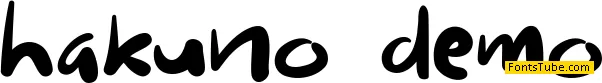 hakuno Font