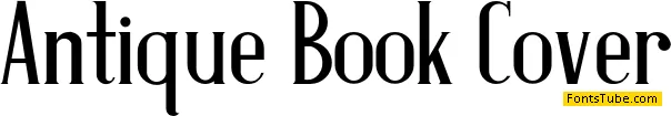 Antique Book Cover Font