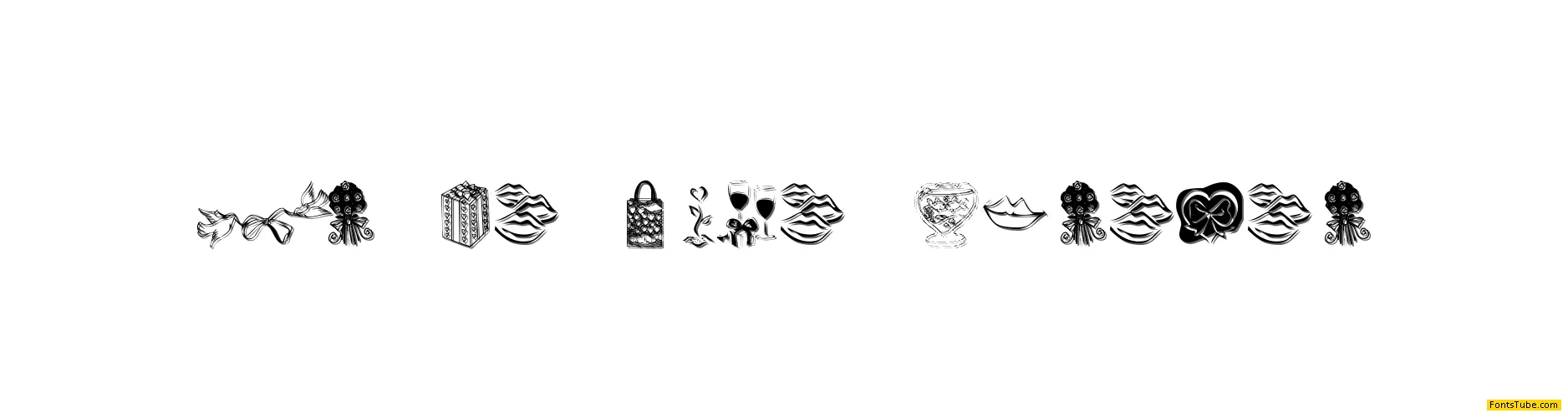 KR Be Mine Forever Font