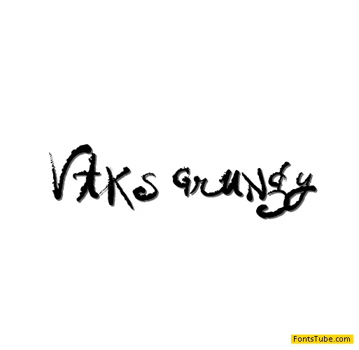 Vtks Grungy Font