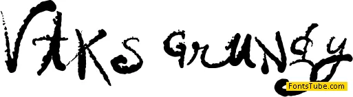 Vtks Grungy Font