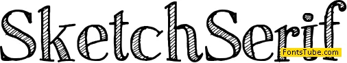 Sketch Serif Font