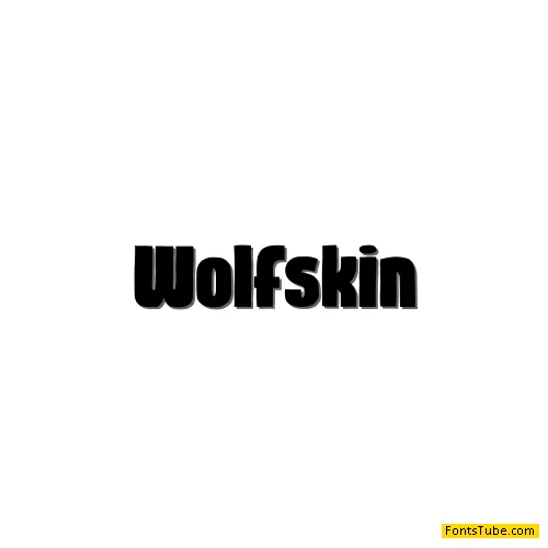 Wolfskin Font