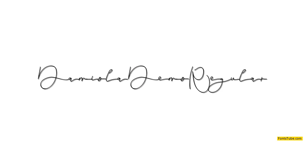 Damiola Demo Font