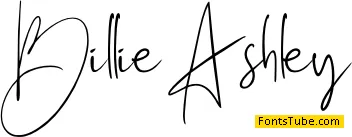 Billie Ashley Font