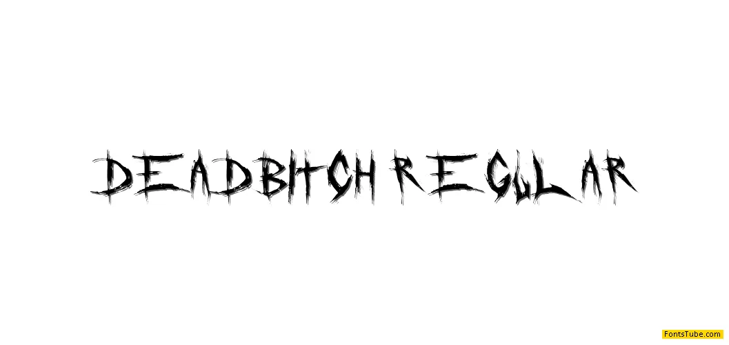 DeadBitch Font