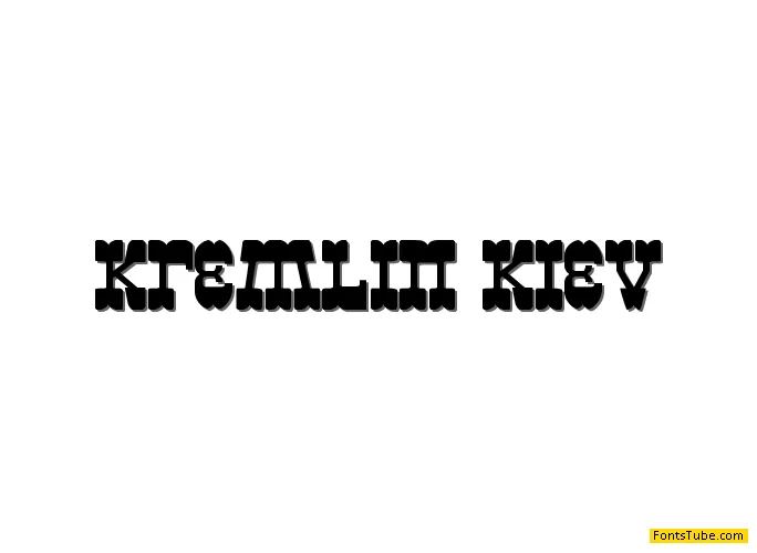 Kremlin Kiev Font