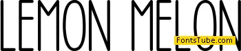Lemon Melon Font
