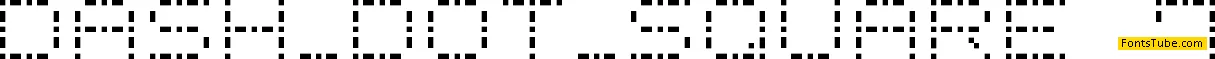 Dash Dot Square-7 Font