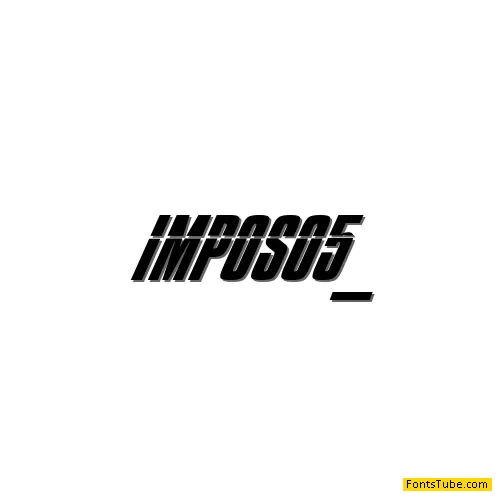 Impossible Font Family