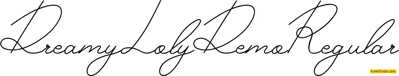 Dreamy Loly Demo Font Family