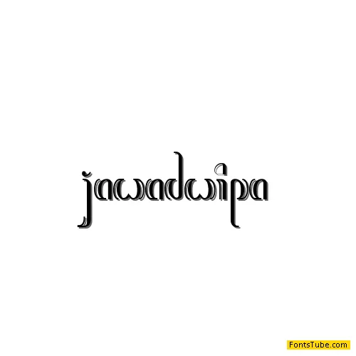 Jawadwipa Adisastra Font
