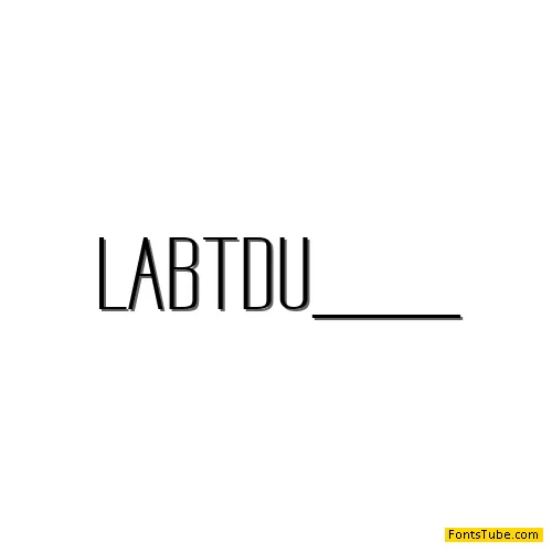 Labtop Down Under Font