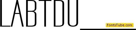 Labtop Down Under Font