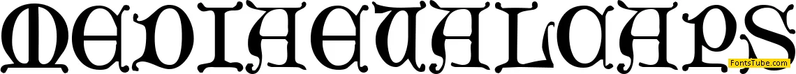 Mediaeval Caps Font