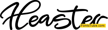 Heaster Font