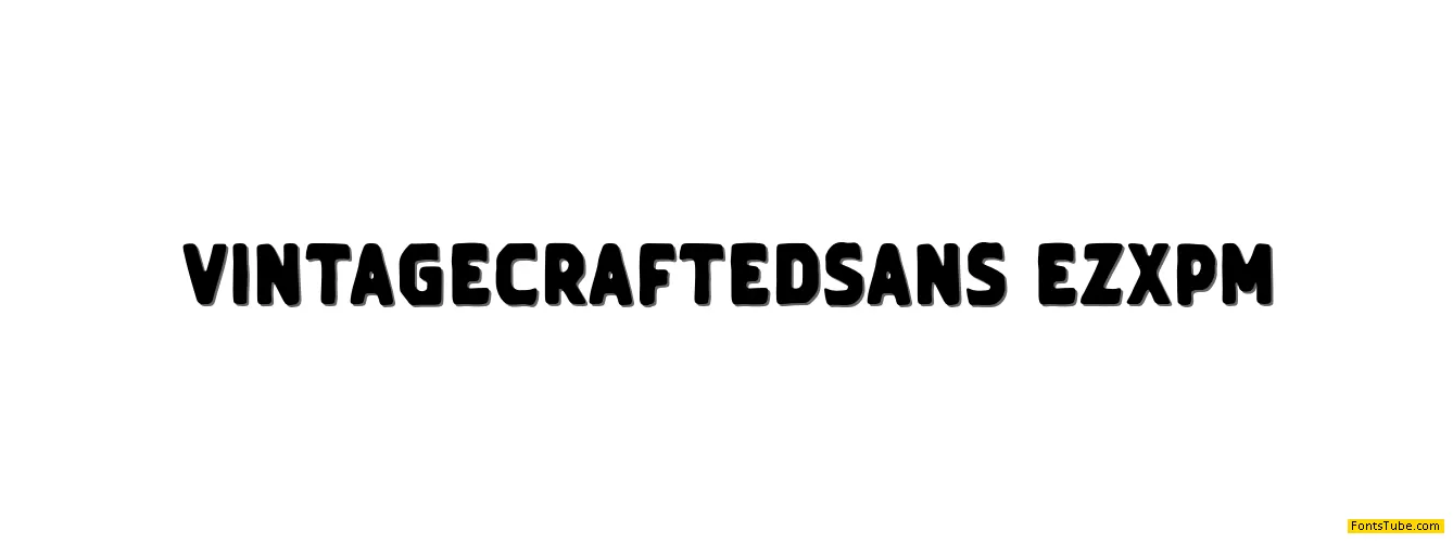 Vintage Crafted Sans