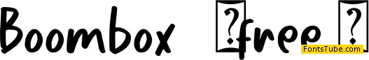 Boombox Font