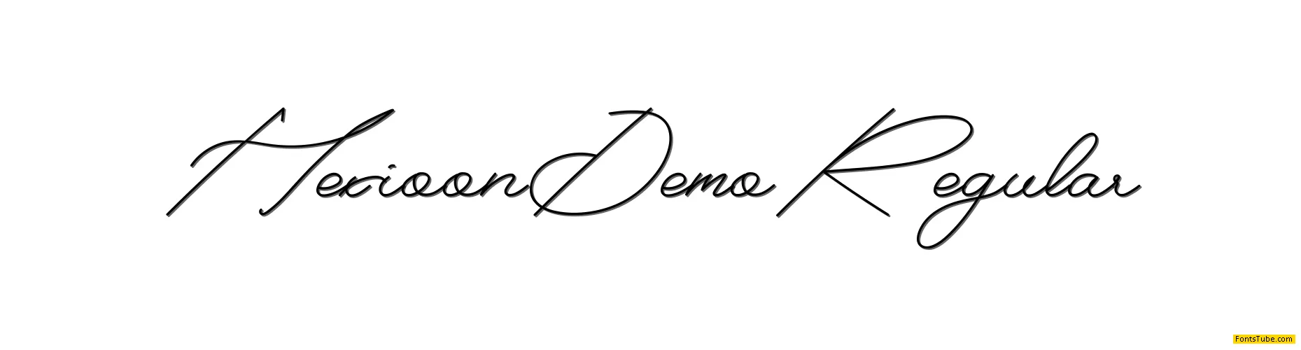 Hexioon Demo Font