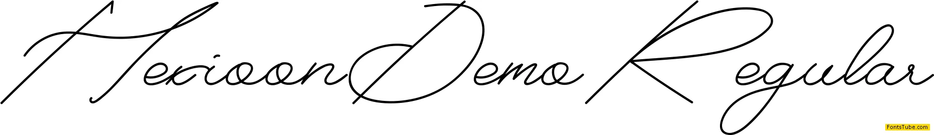 Hexioon Demo Font