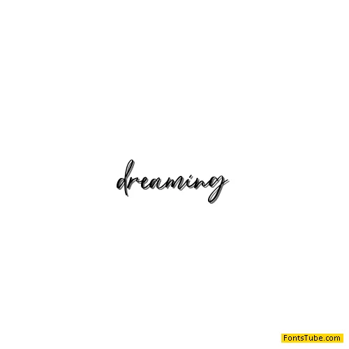 dreaming Font