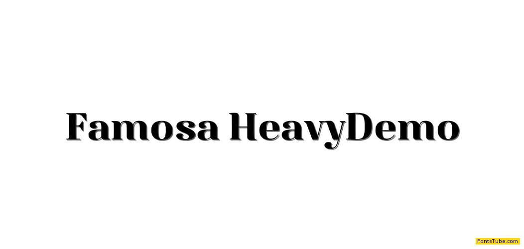Famosa Font Family