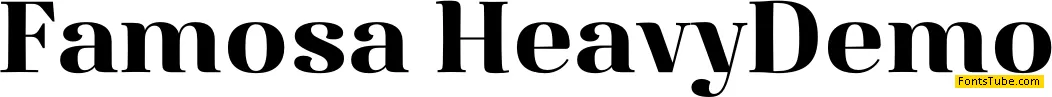 Famosa Font Family