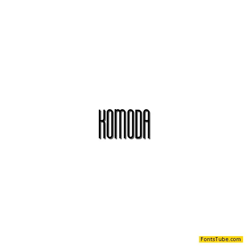 Komoda Font