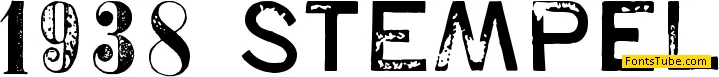 1938 STeMPEL Font