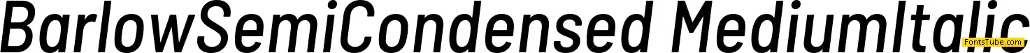 Barlow Semi Condensed Font Family