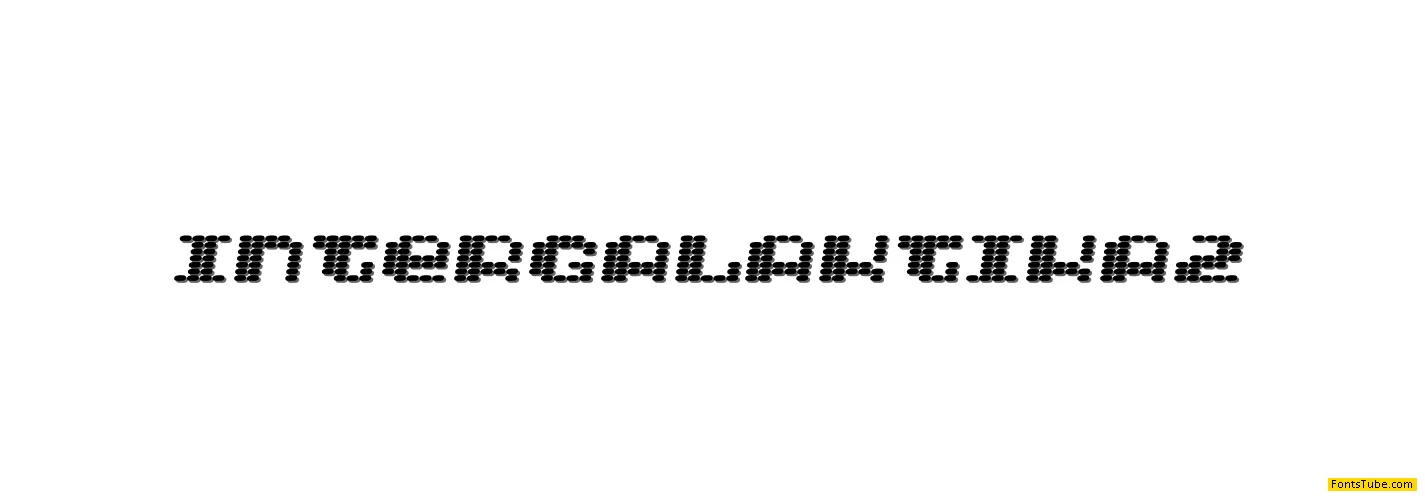 Intergalaktika Font Family