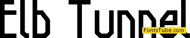 Elb-Tunnel Font Family