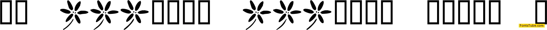 KR Fleur Flair Lines 2 Font