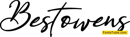 Bestowens family Font