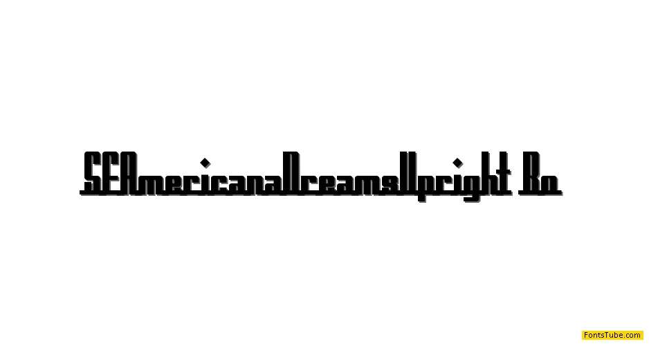 SF Americana Dreams Font Family