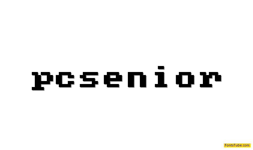 PC Senior Font