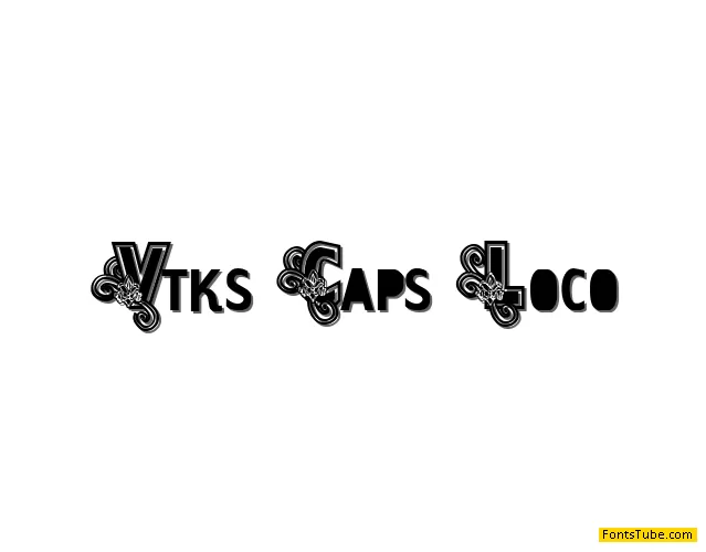 Vtks Caps Loco Font