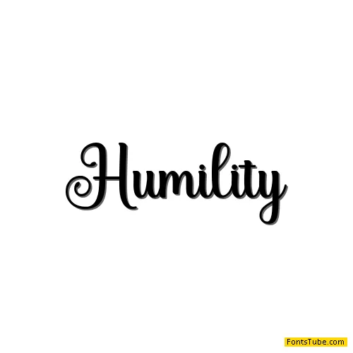 Humility