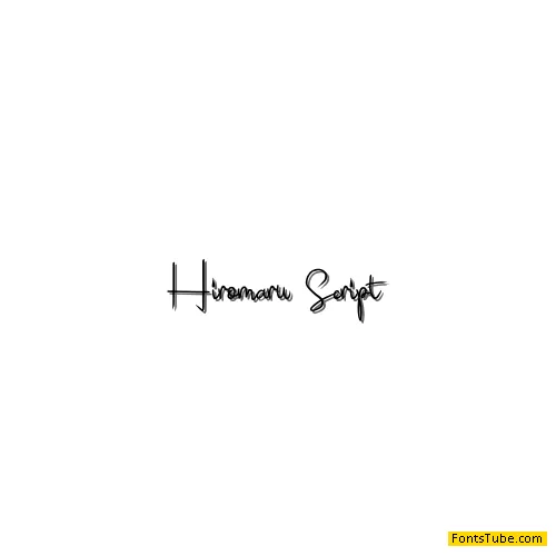 Hiromaru Script Font