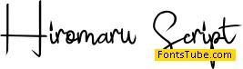 Hiromaru Script Font