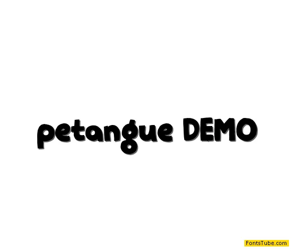 Petangue DEMO Font